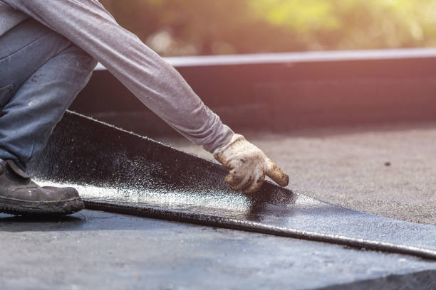 Professional Waterproofing technician working in Larsen, WI